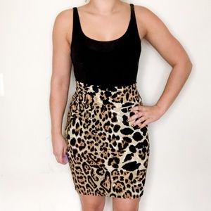 LuLaRoe Cheetah Print Cassie Pencil Skirt